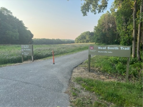 Neal Smith Trail allows cyclists to ride all the way from the lake to downtown Des Moines
