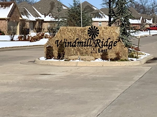 Snowy day at Windmill Ridge