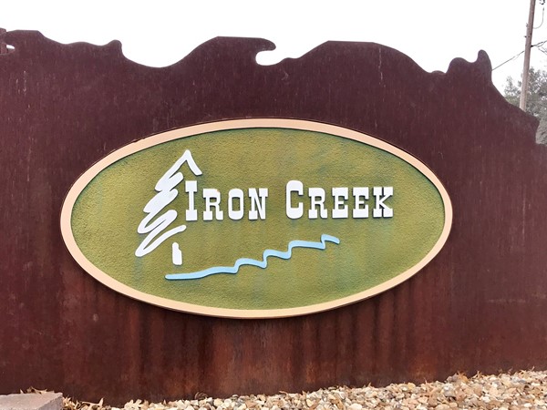 Welcome to Iron Creek subdivision