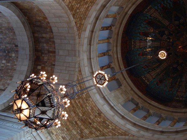 Dome of the rotunda at the State Capitol
