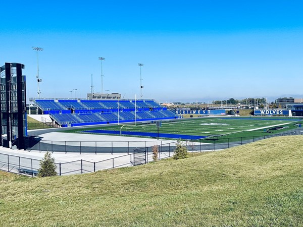 Waukee Northwest High School offers state of the art facilities like this impressive stadium