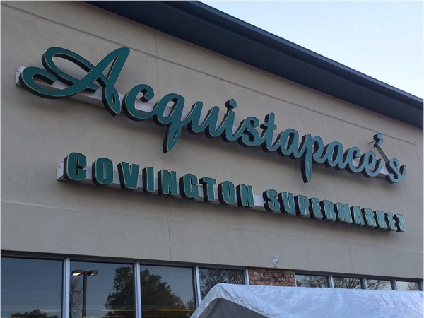 Aquistapace's Supermarket on E 21st Ave in downtown Covington.