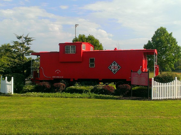 The Little Red Caboose at Smithville's Heritage Park