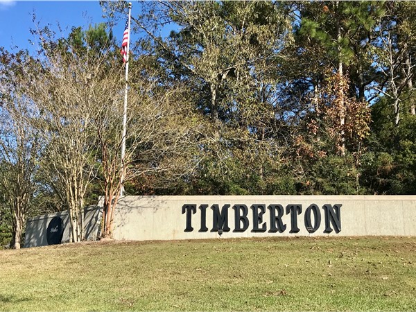 Timberton Subdivision located in Southwest Hattiesburg 