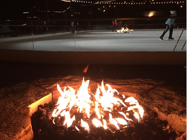 Happiness is staying toasty as the kids have a great time ice skating