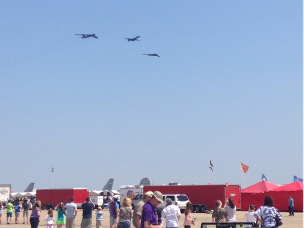 Beautiful day at the air show at Barksdale Air Force Base 