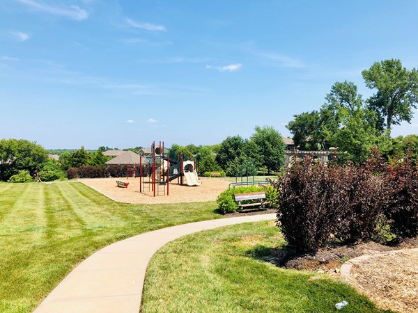 Playground and walking trail in Forest View