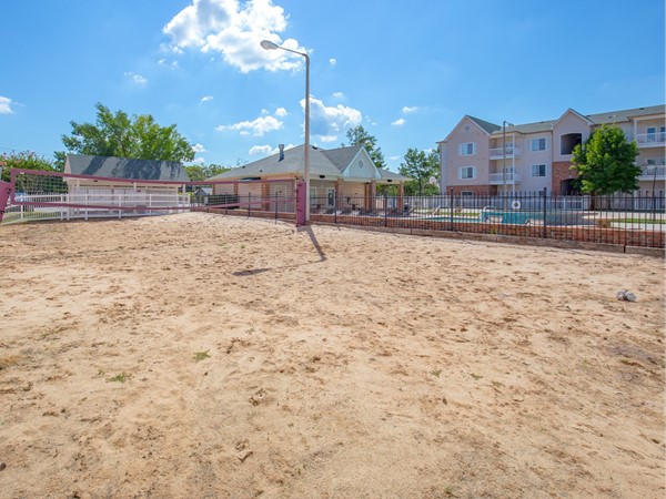 Volleyball courts for the residents of The Edge 