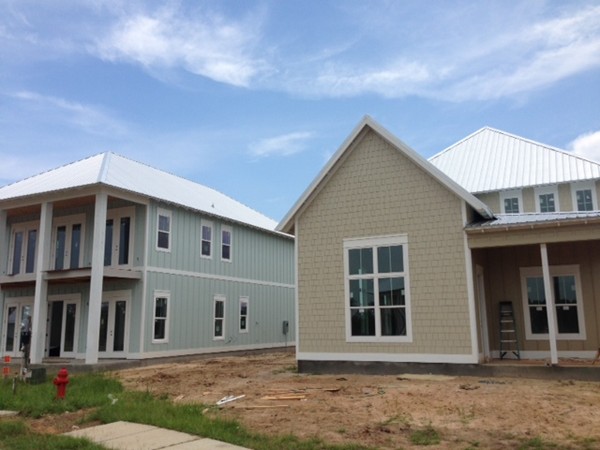 New Single Family Homes going up in Cypress Village. 