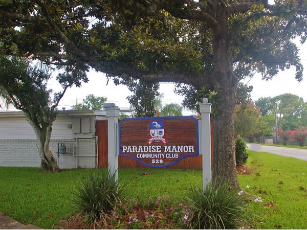 Paradise Manor Country Club at Sauve Road and Generes