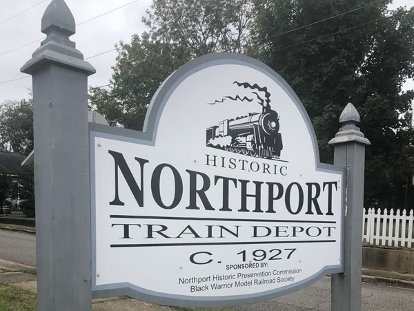 The historic Northport Train Depot is a great place to take the kids