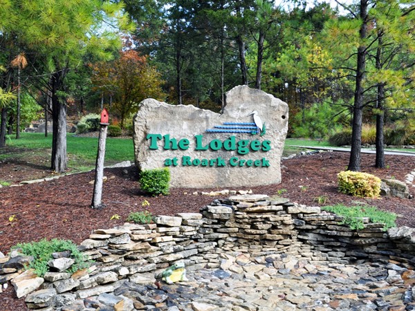 Entrance to The Lodges at Roark Creek in StoneBridge Village
