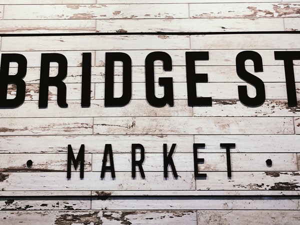 Check out all the local goods as well as traditional grocery store finds at Bridge Street Market