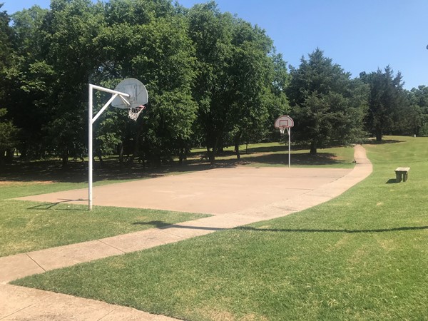 They also have a basketball court, and soccer goals in large open fields for practice