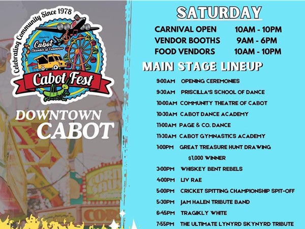 Cabotfest this weekend! 