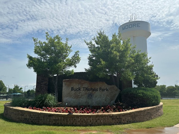 Buck Thomas Park is a favorite spot in Moore