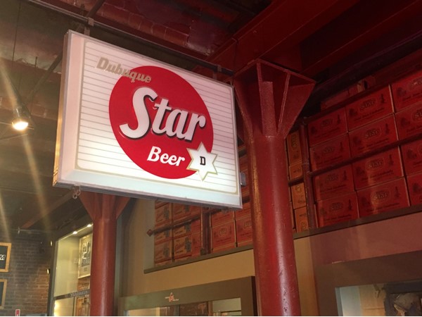 Dubuque Star Beer sign