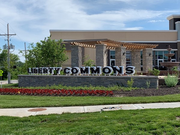 Liberty Commons has great shops and restaurants located on Kansas St