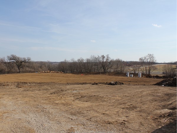 Future site of roads and new lots