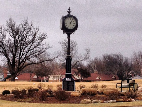 Despite the gray skies it's always "time to golf" at the Quail Creek Country Club