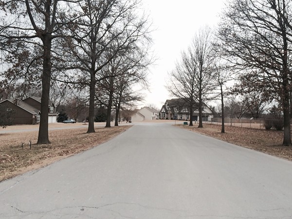 View of Prairie Oaks from subdivision entrance