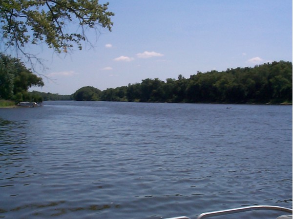 View floating down the Grand River