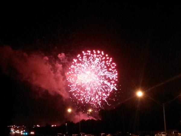July 4th fireworks at Walker-Johnson Park
