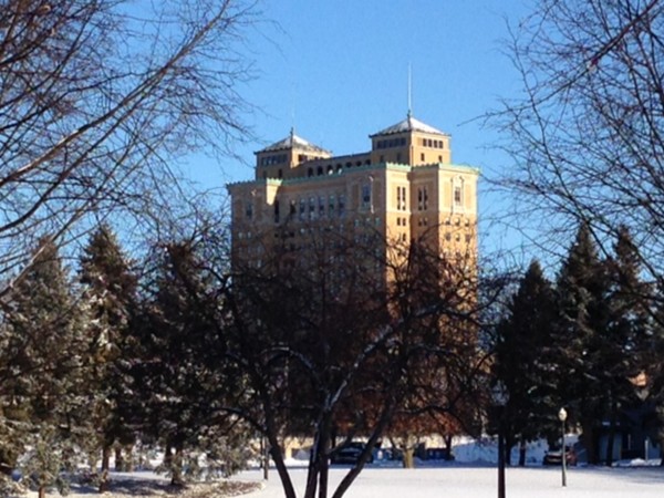 Blue skies and beautiful! The Battle Creek Federal Center on a crisp January morning
