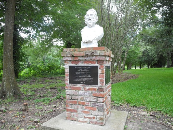 Tribute to Henry Wadsworth Longfellow, author of the epic poem "Evangeline"