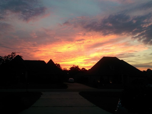 Nothing like a southern sunset in the heart of Madisonville 
