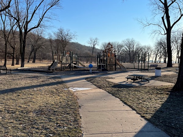 English Landing Park has a lot to offer including playgrounds, trails, and baseball fields