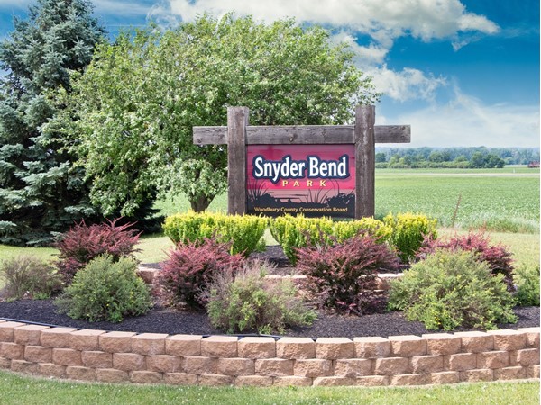 Snyder Bend Park is a 35 acre area with camping, hiking, and fishing