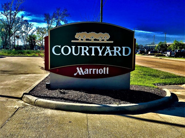 Welcome to the beautiful Courtyard Marriott 