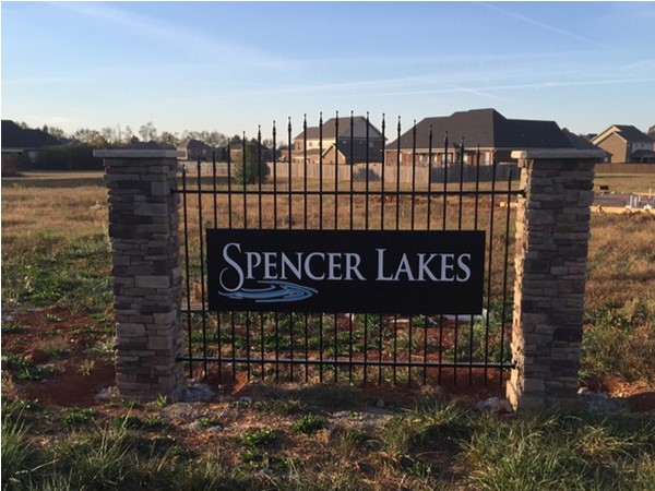 Spencer Lakes is the new up and coming community starting up in Meridianville
