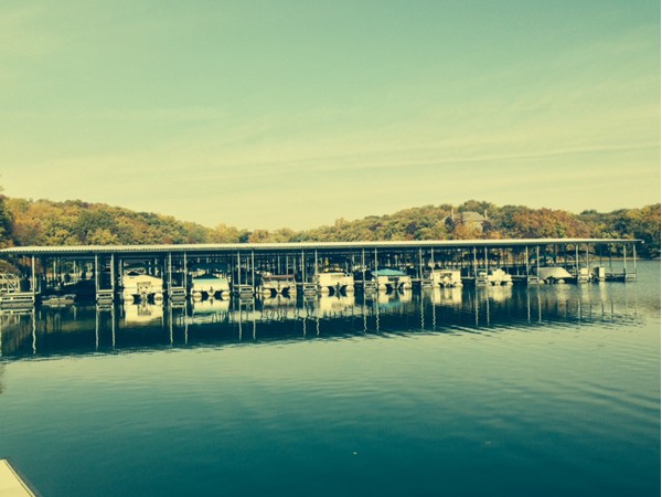 The docks at Riss Lake on a beautiful fall day!