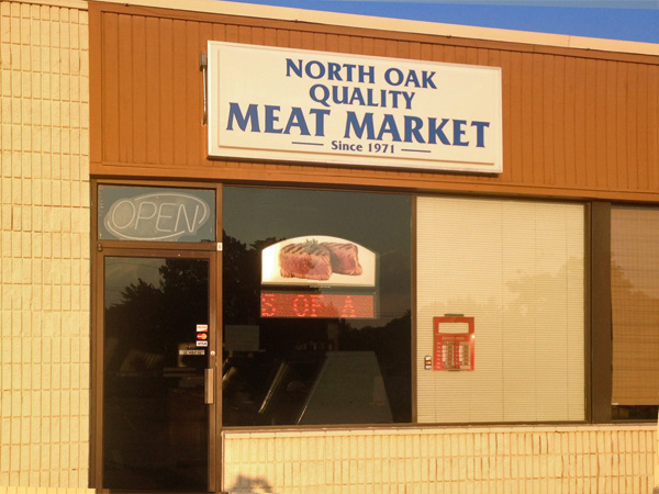 Wow. A real old fashion meat market with a butcher and everything! Quality meat sold here.