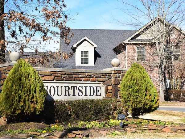 Courtside is a small pocket of homes near the entrance to the Otter Creek neighborhood