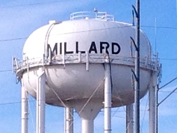 A landmark everyone recognizes, the historic Millard water tower