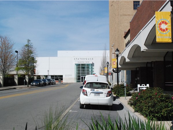 The Statehouse Convention Center as seen from Main Street in downtown Little Rock