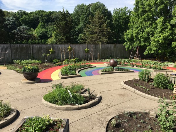 The MSU Children's Garden is a colorful and fun place for children of all ages to explore and learn
