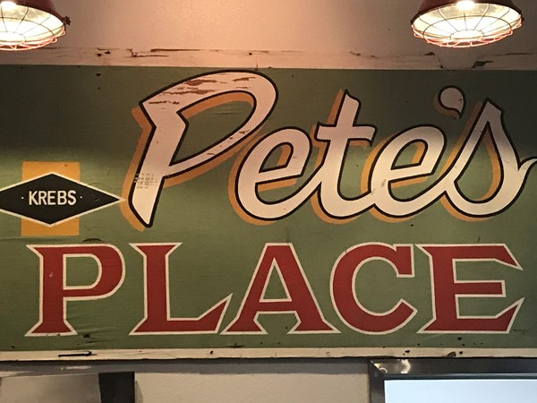 Eat local. Try Pete’s Place and you are sure to walk away full 