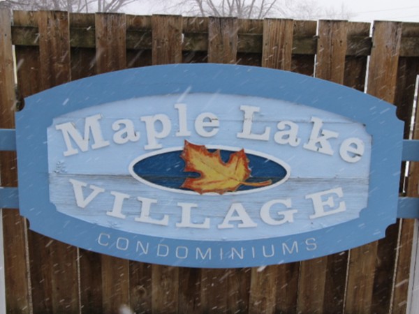 Maple Lake Village, north entry Zeeland MI 