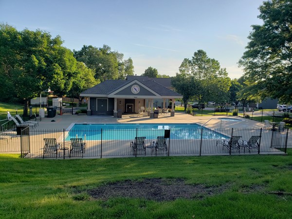 One of two pools available to North Brook communities residents - Includes 1' baby pool