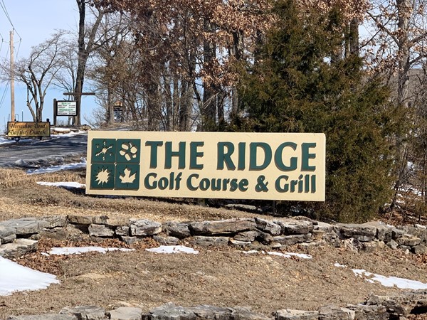 The entrance to the Seasons Ridge Golf Course which is open to the public 
