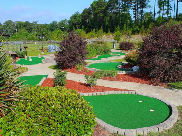 Fore! The Excalibur Family Entertainment Center has a great putt-putt course for all ages