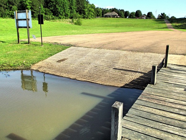 Ramp and dock for the private lake in North Brandon Shores