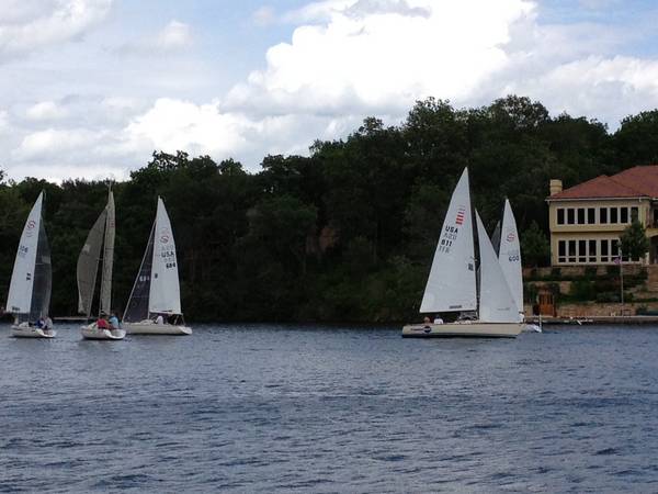 Sailing is a beautiful option on Weatherby Lake