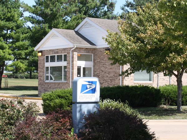 Donahue has a postal office located right across the street from the fire station
