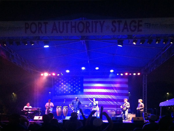 Spending the 4th of July at Riverfront Park - great concert!