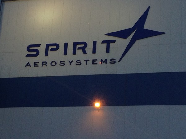 Spirit Aerosystems located in Wichita, builds fuselage sections for all current Boeing programs 